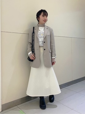 「noble」｜nagisaさん（レディース・153cm）の冬コーディネート