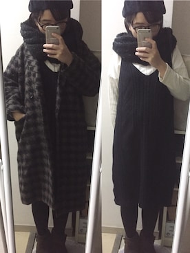 Hakuさん（レディース・163cm）の冬コーディネート