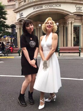 「wearhalloween2017」｜「アイテム（ブーツ）」を使った、Hakuさん（レディース・163cm）の秋コーディネート