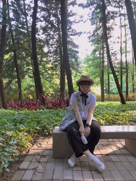 Hakuさん（レディース・163cm）の夏コーディネート