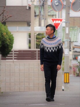 Masayuki Simakawaさん(メンズ・180cm)の冬コーディネート