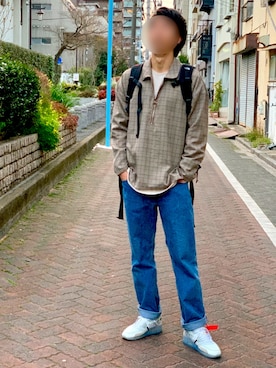 kazumaさん（メンズ・181cm）の春コーディネート