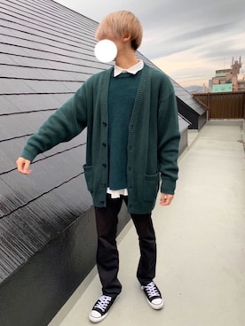 「アイテム（シャツ/ブラウス）」を使った、前髪くん（お休み中🌙*ﾟ）さん（メンズ・170cm）の冬コーディネート