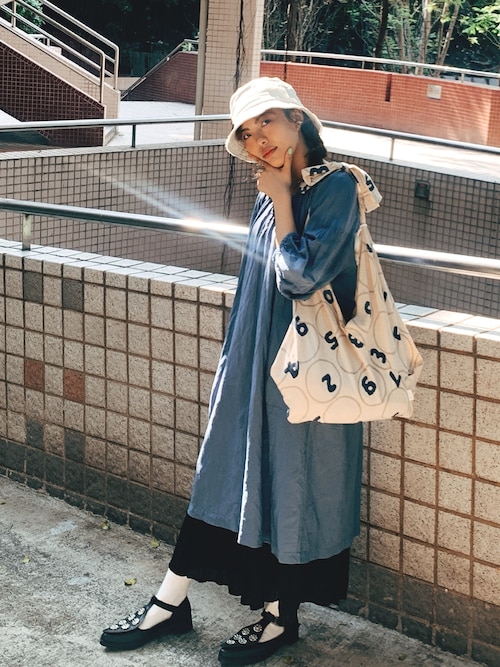 Nansze Lo ユニクロのワンピース ドレスを使ったコーディネート Wear