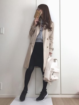 すずこさん(レディース・158cm)の冬コーディネート