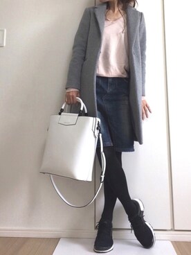 すずこさん(レディース・158cm)の冬コーディネート