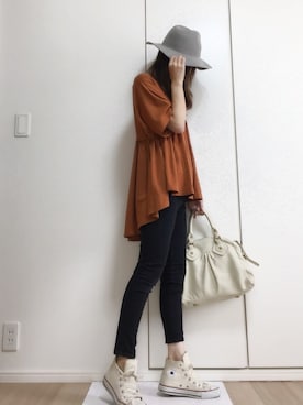 すずこさん(レディース・158cm)の秋コーディネート