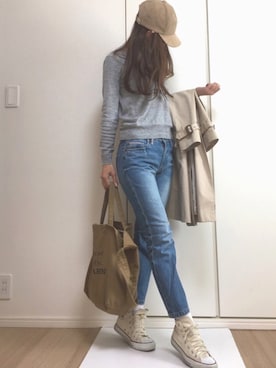 すずこさん（レディース・158cm）の春コーディネート