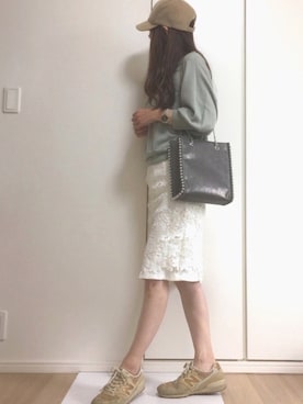 「crolla（クローラ）のアイテム」を使った、すずこさん（レディース・158cm）の春コーディネート