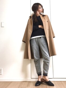 すずこさん（レディース・158cm）の冬コーディネート