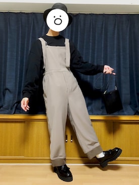 「CASPER JOHN（キャスパージョン）のアイテム（オールインワン・サロペット）」を使った、まふゅーさん（メンズ・170cm）の秋コーディネート