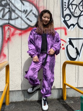 「SET UP」｜「アイテム（ジャケット/アウター）」を使った、airiさん（レディース・152cm）の春コーディネート