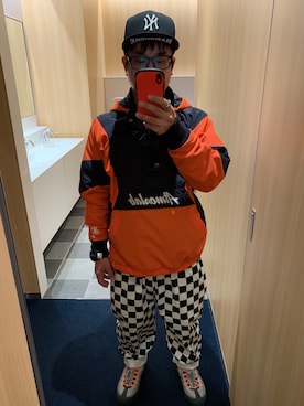 「STARTER BLACK LABEL（スターターブラックレーベル）のアイテム（ナイロンジャケット）」を使った、kassy0052さん（メンズ・167cm）の春コーディネート