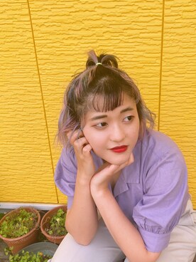 「THREE（スリー）のアイテム」を使った、タナカミキさん（レディース・155cm）の夏コーディネート