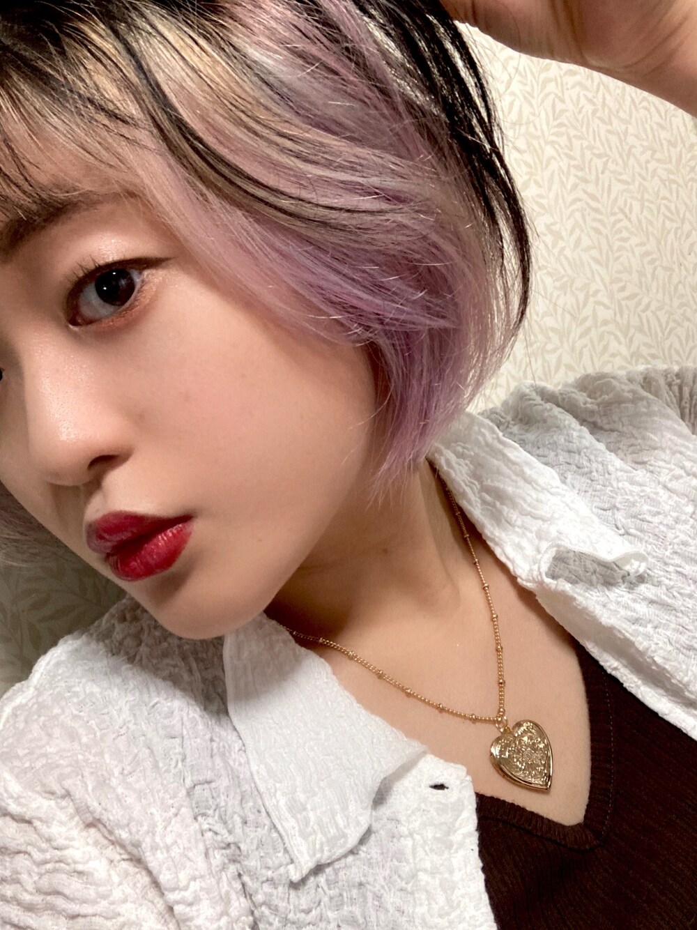 「瀬戸あゆみ、dearsisterhood、ネックレス、ハート、ロケット、ロケットペンダント、ゴールドアクセ」｜「dear sisterhoodのアイテム（ネックレス、ゴールド系）」を使った、タナカミキさん（レディース・155cm）の夏コーディネートの1枚目の写真