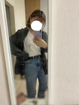 「SEVENDAYS=SUNDAY（セブンデイズサンデイ）のアイテム（シャツ/ブラウス）」を使った、い り こさん（レディース・157cm）の春コーディネート