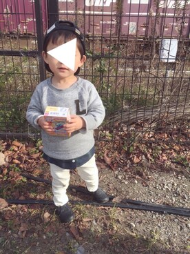 ponさん（キッズ・80cm）の冬コーディネート