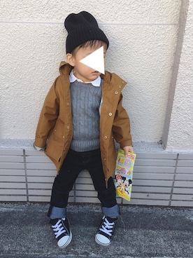 ponさん（キッズ・80cm）の冬コーディネート