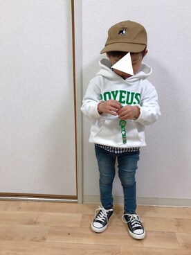 ponさん（キッズ・90cm）の冬コーディネート