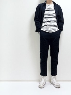 「LAMOND.（ラモンド）のアイテム（ジャケット/アウター）」を使った、yuz1180さん（メンズ・175cm）の春コーディネート