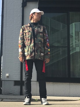 つぁんこさん（メンズ・180cm）の春コーディネート