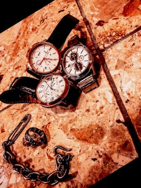 「Andrea D'Amico（アンドレアダミコ）のアイテム」を使った、Cribsさん（メンズ・168cm）の冬コーディネート