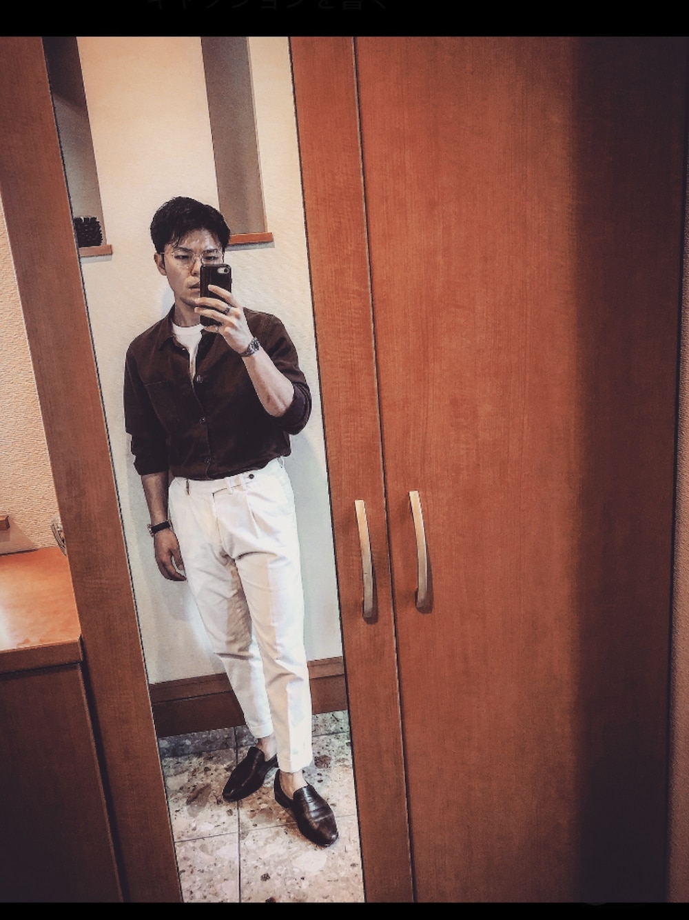 「ootd、ブラウン、ブラウンコーデ、ワークジャケット、ワークテイスト、ユニクロユー」｜「ZUCCA Travailのアイテム（カバーオール、ブラウン系）」を使った、Cribsさん（メンズ・168cm）の春コーディネートの1枚目の写真