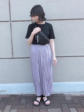 「N.（N. Natural Beauty Basic）（エヌエヌナチュラルビューティーベーシック）のアイテム（アクセサリー）」を使った、kasumiさん（レディース・155cm）の春コーディネート