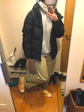 「ct70」｜「アイテム（ダウンジャケット/コート）」を使った、けーごさん（メンズ・178cm）の冬コーディネート