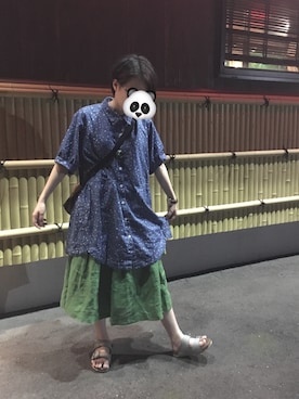 「SO（エスオー）のアイテム（パンツ）」を使った、nadoさん（レディース・159cm）の夏コーディネート