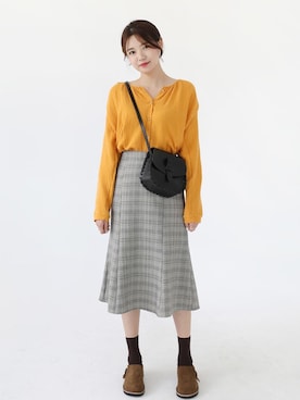 「韓国スタイル」｜66ガールズさん（レディース・167cm）の夏コーディネート