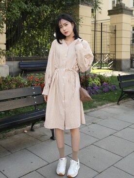 「韓国スタイル」｜66ガールズさん（レディース・167cm）の夏コーディネート