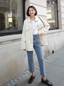 「アイテム（その他アウター）」を使った、66ガールズさん（レディース・167cm・20代）の夏コーディネート