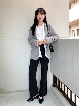 「66girls（ユクユクガールズ）のアイテム」を使った、66ガールズさん（レディース・172cm）の冬コーディネート