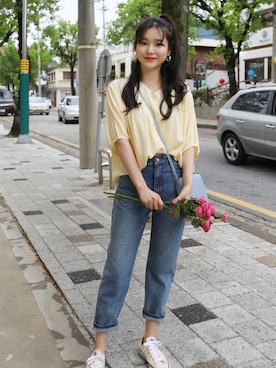 「シンプルおしゃれが好き」｜66ガールズさん（レディース・162cm）の春コーディネート