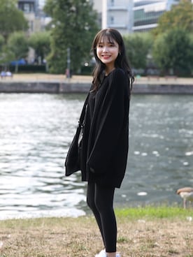 「アイテム（レギンス/スパッツ）」を使った、66ガールズさん（レディース・162cm）の夏コーディネート