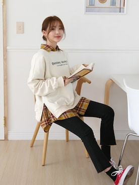 「66girls（ユクユクガールズ）のアイテム」を使った、66ガールズさん（レディース・162cm）の秋コーディネート