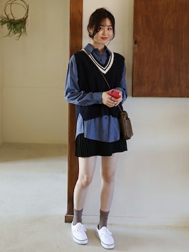 「66girls（ユクユクガールズ）のアイテム」を使った、66ガールズさん（レディース・168cm）の冬コーディネート