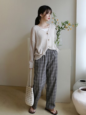 「66girls（ユクユクガールズ）のアイテム」を使った、66ガールズさん（レディース・162cm）の春コーディネート