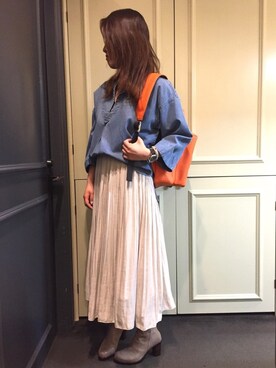 「ITADAKI（イタダキ）のアイテム」を使った、t☺︎rachanさん（レディース・158cm）の冬コーディネート