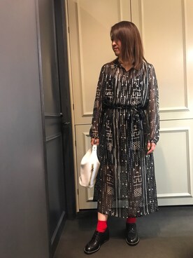 「SUZiE WiNKLE（スージー ウィンクル）のアイテム」を使った、t☺︎rachanさん（レディース・158cm）の春コーディネート