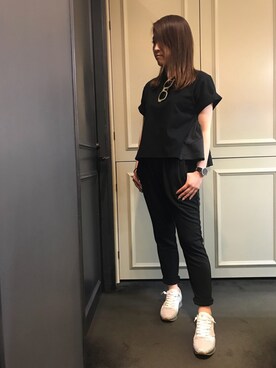 「VERYNERD（ベリーナード）のアイテム」を使った、t☺︎rachanさん（レディース・158cm）の夏コーディネート