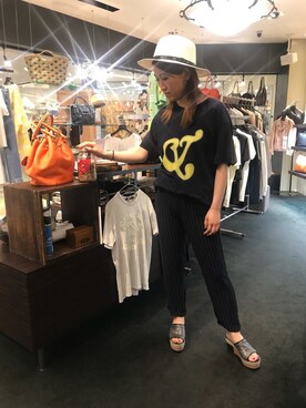 「SUZiE WiNKLE（スージー ウィンクル）のアイテム」を使った、t☺︎rachanさん（レディース・158cm）の夏コーディネート