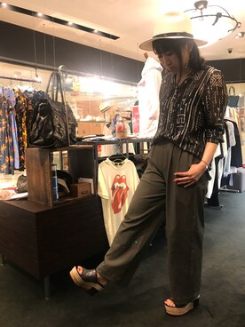 「SUZiE WiNKLE（スージー ウィンクル）のアイテム」を使った、t☺︎rachanさん（レディース・158cm）の夏コーディネート