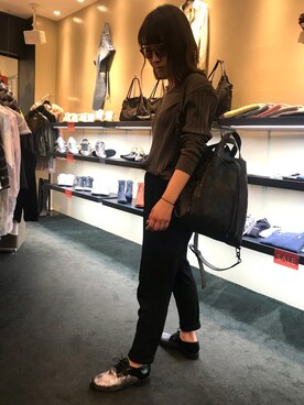 「VERYNERD（ベリーナード）のアイテム」を使った、t☺︎rachanさん（レディース・158cm）の夏コーディネート