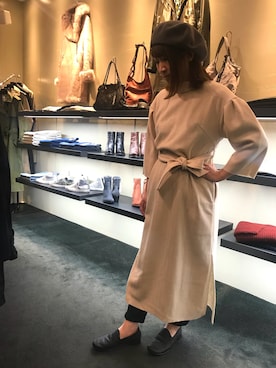 「Rawtus（ロータス）のアイテム（パンツ）」を使った、t☺︎rachanさん（レディース・158cm）の秋コーディネート