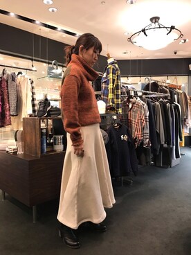 「Hoochie Coochie（フーチークーチー）のアイテム」を使った、t☺︎rachanさん（レディース・158cm）の秋コーディネート