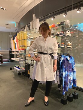 「Rawtus（ロータス）のアイテム（パンツ）」を使った、t☺︎rachanさん（レディース・158cm）の春コーディネート