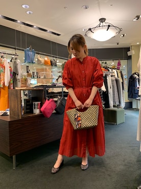 「Banago（バナゴ）のアイテム」を使った、t☺︎rachanさん（レディース・158cm）の春コーディネート