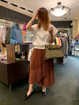 「Hoochie Coochie（フーチークーチー）のアイテム」を使った、t☺︎rachanさん（レディース・158cm）の夏コーディネート